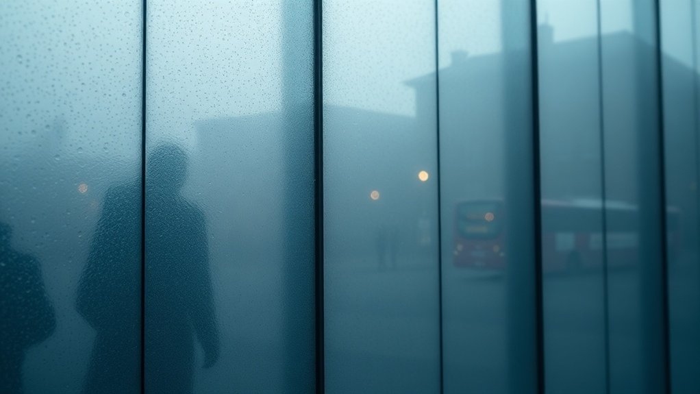 Frosted Obscure Glass Archway