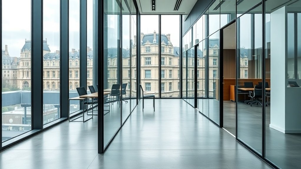 Glass Partitions Archway