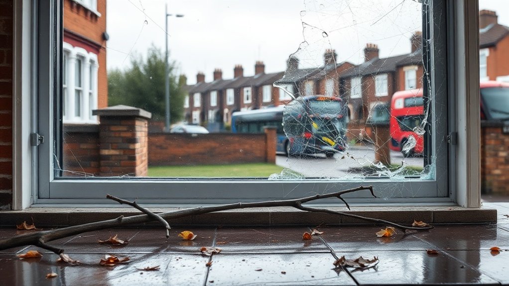 Storm Damage Glazing Archway